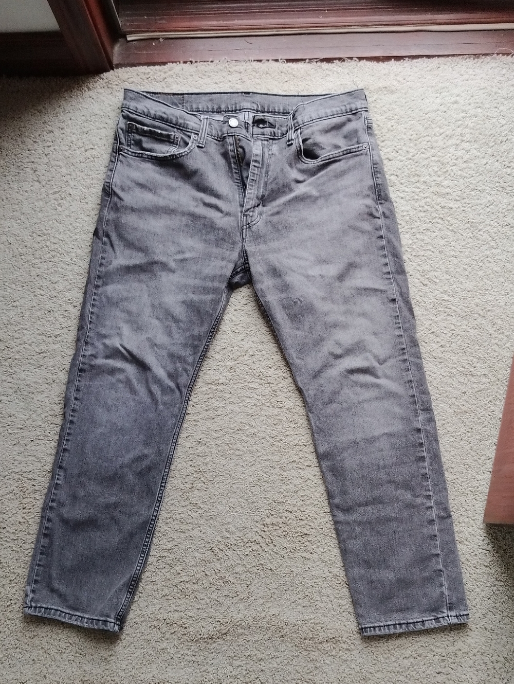 Levi's Slim Straight Elastic Gray Jeans